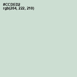 #CCDED2 - Paris White Color Image