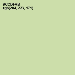 #CCDFAB - Green Mist Color Image