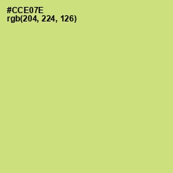 #CCE07E - Yellow Green Color Image