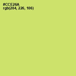 #CCE26A - Yellow Green Color Image