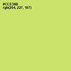 #CCE36B - Yellow Green Color Image