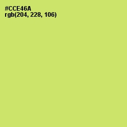 #CCE46A - Yellow Green Color Image