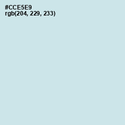 #CCE5E9 - Jagged Ice Color Image