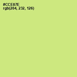 #CCE87E - Yellow Green Color Image