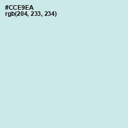 #CCE9EA - Jagged Ice Color Image