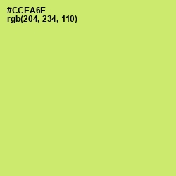 #CCEA6E - Yellow Green Color Image