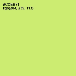 #CCEB71 - Yellow Green Color Image