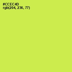 #CCEC4D - Wattle Color Image