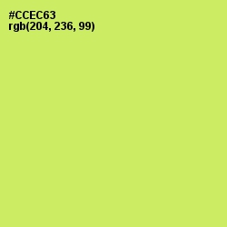 #CCEC63 - Yellow Green Color Image