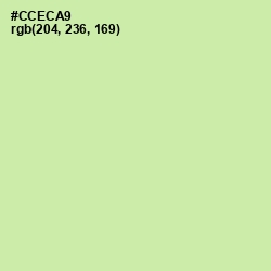 #CCECA9 - Gossip Color Image