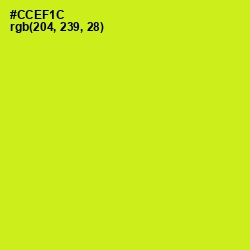 #CCEF1C - Las Palmas Color Image