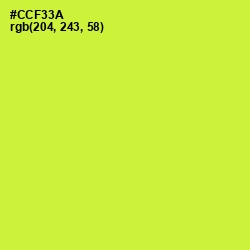 #CCF33A - Pear Color Image