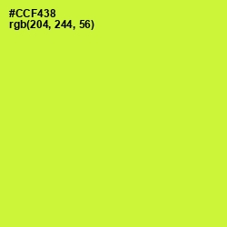 #CCF438 - Pear Color Image