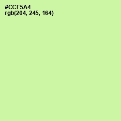 #CCF5A4 - Reef Color Image