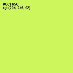 #CCF65C - Sulu Color Image