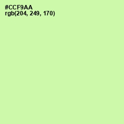 #CCF9AA - Reef Color Image