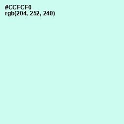 #CCFCF0 - Humming Bird Color Image