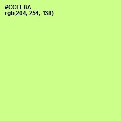 #CCFE8A - Mindaro Color Image