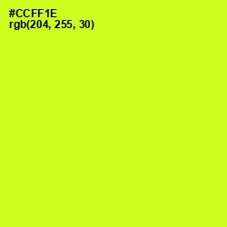 #CCFF1E - Las Palmas Color Image