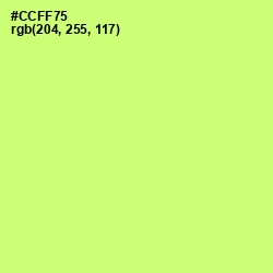 #CCFF75 - Sulu Color Image