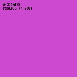 #CD4AD0 - Fuchsia Pink Color Image