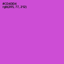 #CD4DD4 - Fuchsia Pink Color Image