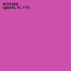 #CD51AB - Hopbush Color Image