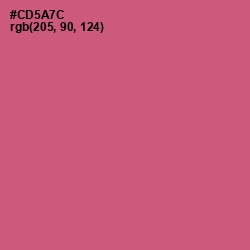 #CD5A7C - Cranberry Color Image