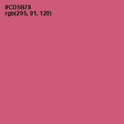 #CD5B78 - Cranberry Color Image