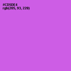 #CD5DE4 - Orchid Color Image