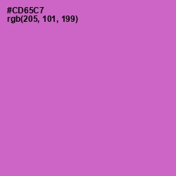 #CD65C7 - Orchid Color Image