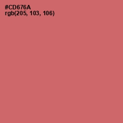 #CD676A - Contessa Color Image