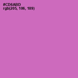 #CD6ABD - Hopbush Color Image