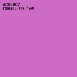 #CD6BC7 - Orchid Color Image