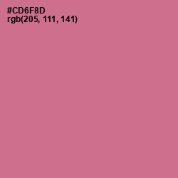#CD6F8D - Charm Color Image