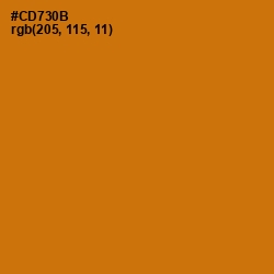 #CD730B - Meteor Color Image