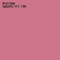 #CD758B - Charm Color Image