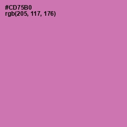 #CD75B0 - Hopbush Color Image