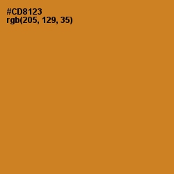 #CD8123 - Brandy Punch Color Image