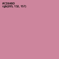 #CD849D - Puce Color Image