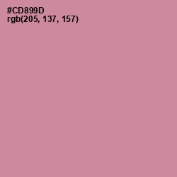 #CD899D - Puce Color Image