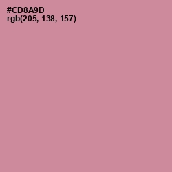 #CD8A9D - Puce Color Image