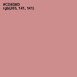 #CD8D8D - Old Rose Color Image