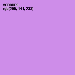 #CD8DE9 - Light Wisteria Color Image