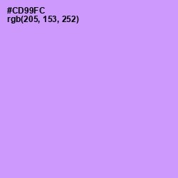 #CD99FC - Mauve Color Image