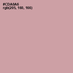 #CDA0A6 - Clam Shell Color Image