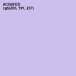 #CDBFED - Perfume Color Image