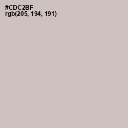 #CDC2BF - Silver Rust Color Image