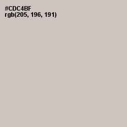 #CDC4BF - Silver Rust Color Image