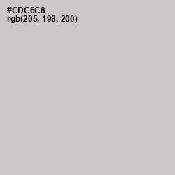 #CDC6C8 - Pumice Color Image